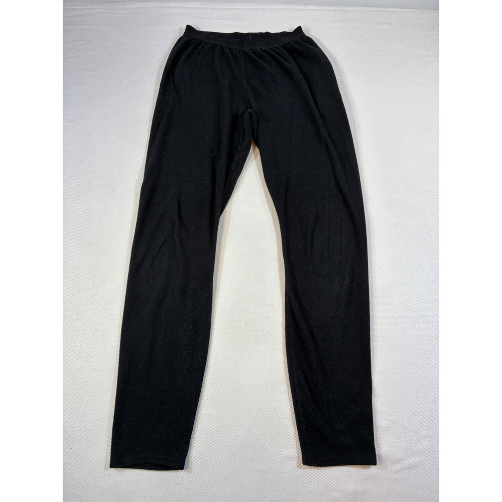 Vintage Patagonia Capilene Fleece Base Layer Pants Mens Medium Black Made in USA
